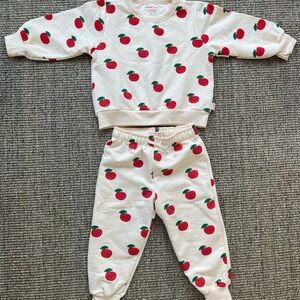 Tiny Cottons Sweatshirt and Sweatpants Cotton Set